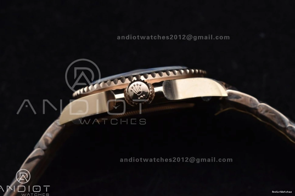 SS 864 ARF Edition II 1:1 CHS GMT Master New RG on SH3285 Bracelet 126715 CHNR 904L WrinkleFree Best 0325